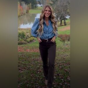 Ultra high rise 90s straight jeans